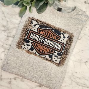 Biker shirt motorcycle riding rider popular cow print cheetah